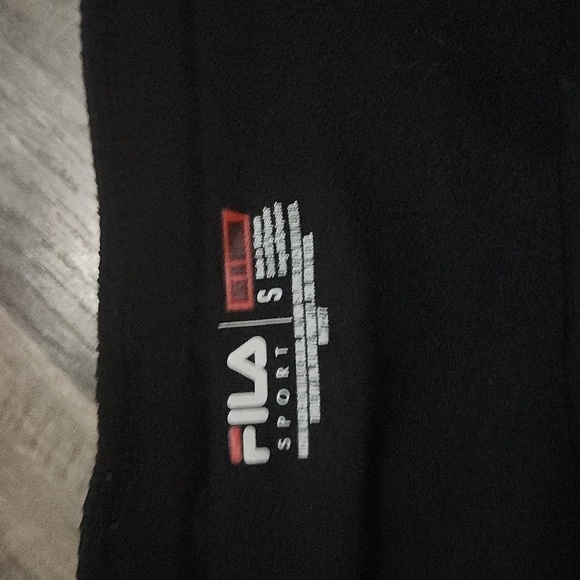 FILA  Swimtrunks Size Small Black and Red color EUC - Picture 5 of 6